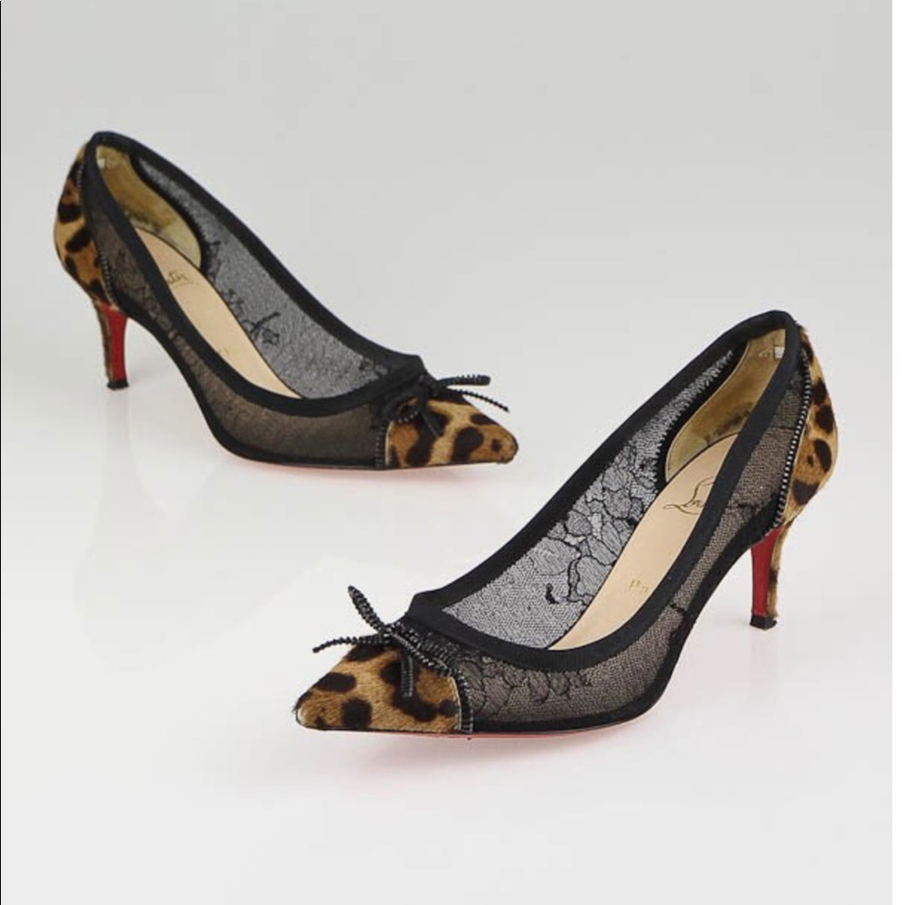 Christian Louboutin Leopard Print Heel